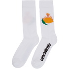 Carne Bollente White Fracesca Ouvrir Toi Socks