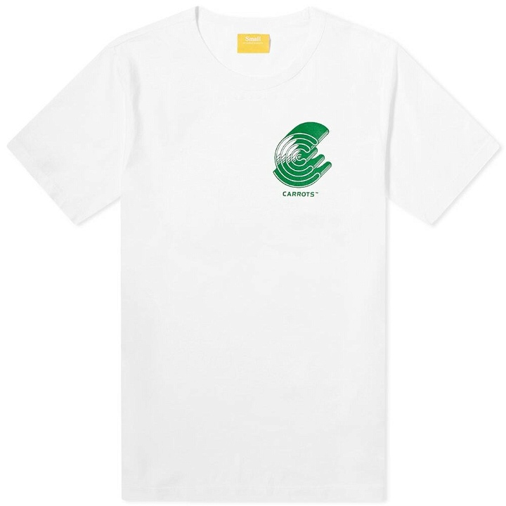 Photo: Carrots by Anwar Carrots Men's Records T-Shirt in White