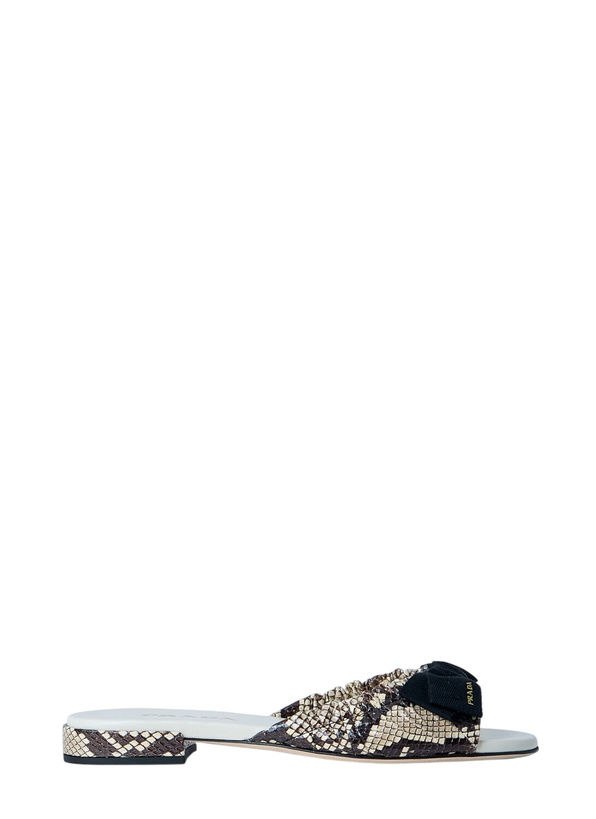 Photo: Prada Textured Slide Sandals