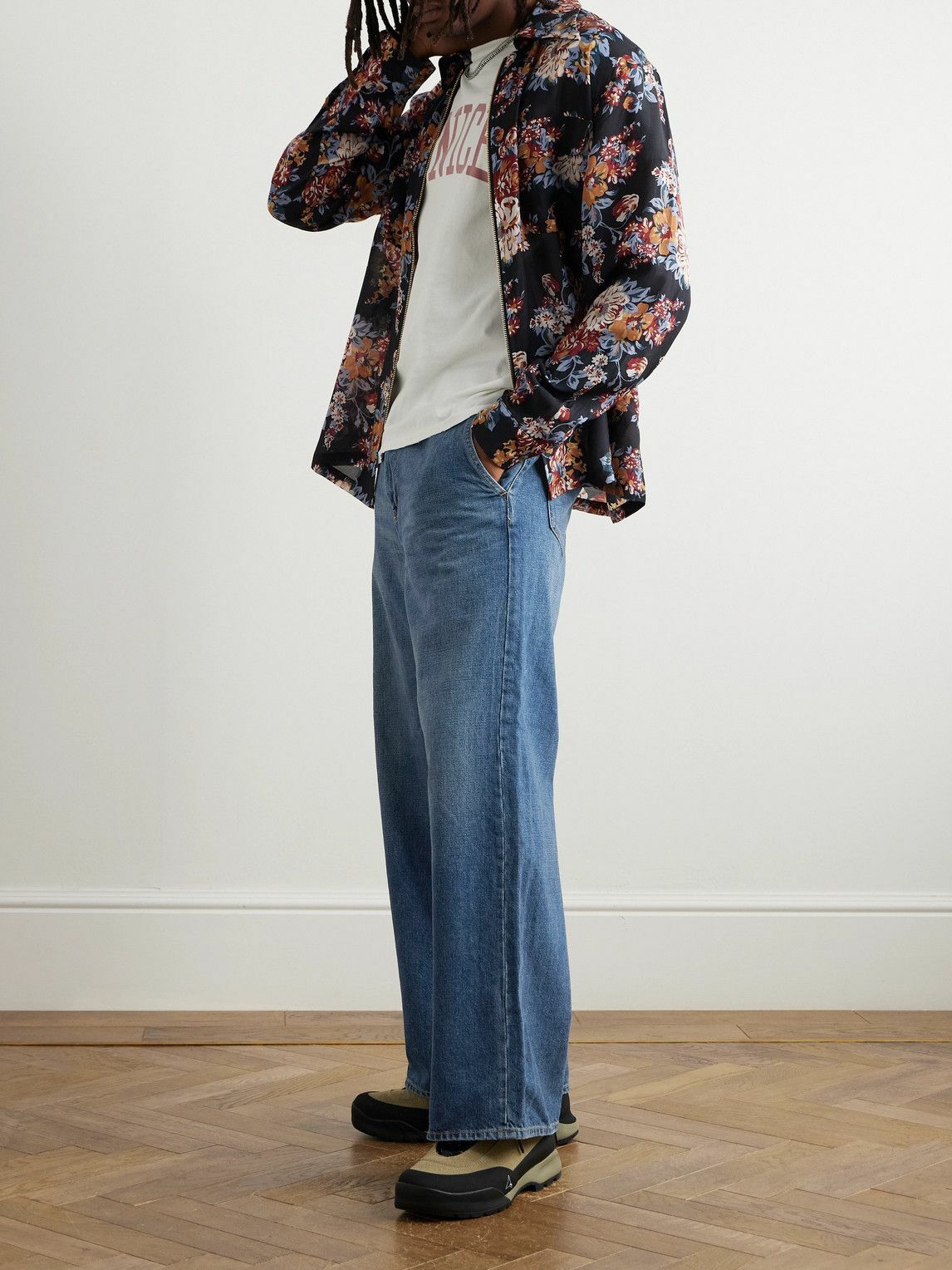 Remi Relief - Wide-Leg Jeans - Blue