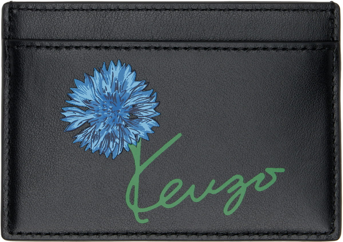 Kenzo Green Tiger Zip Around Wallet Kenzo