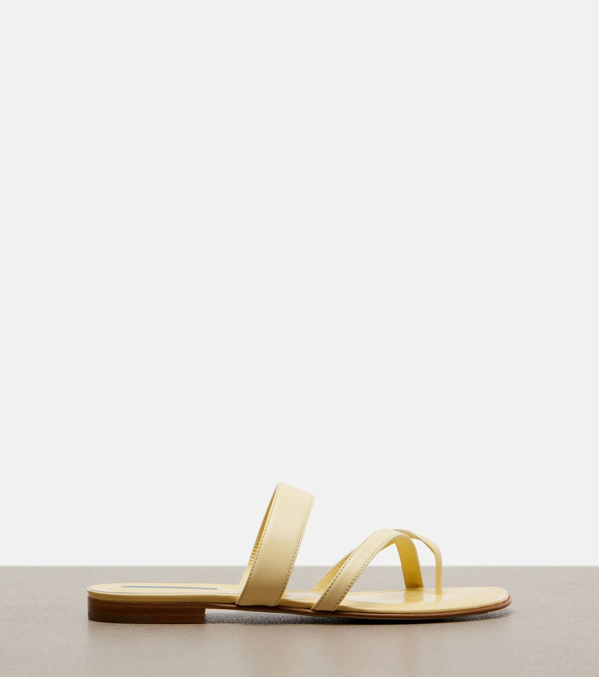 Manolo Blahnik Susaflat leather thong sandals