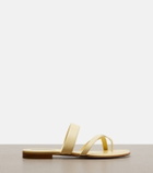 Manolo Blahnik Susaflat leather thong sandals