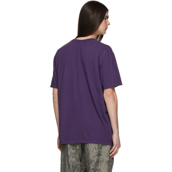 Robert Geller Purple The RG Logo T-Shirt