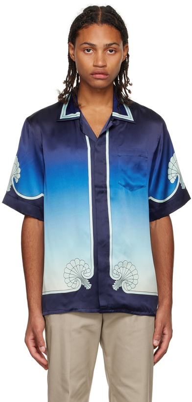 Photo: Casablanca Blue Place Vendome Shirt