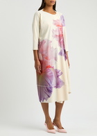 High Prelue Floral-print Jersey Midi Dress Multicoloured 1