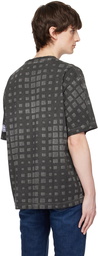 Acne Studios Black Check T-Shirt