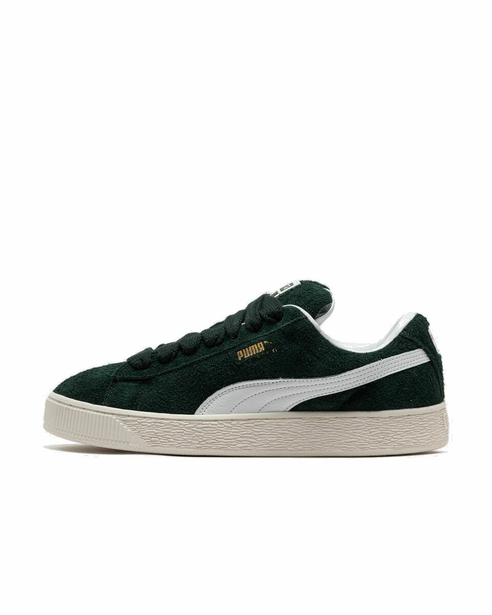 Photo: Puma Suede Xl Hairy Green - Mens - Lowtop