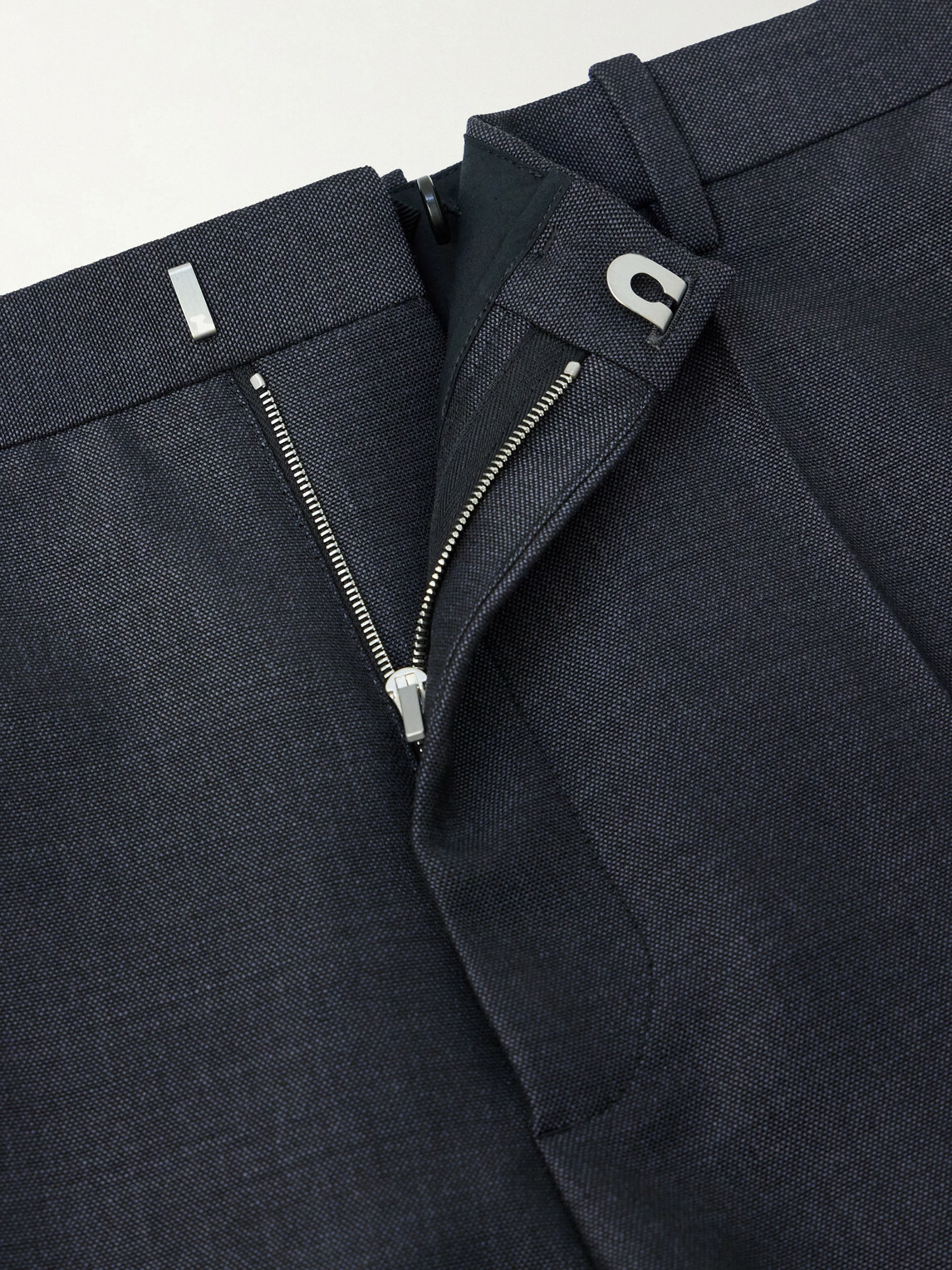 Jil Sander - Straight-Leg Wool and Mohair-Blend Trousers - Blue