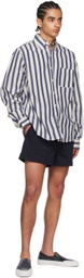 Maryam Nassir Zadeh SSENSE Exclusive Navy Shorts