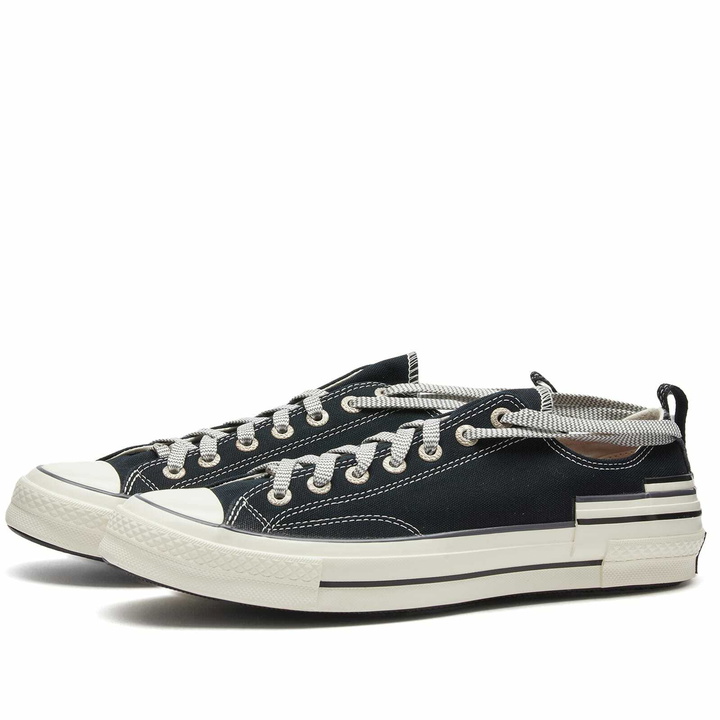 Photo: Converse Men's Chuck 70 Hacked Heel Ox Sneakers in Black/Dark Moth/Egret