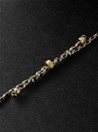Jacquie Aiche - Arrowhead Gold, Cord and Diamond Necklace