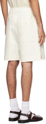 MHL by Margaret Howell Off-White Flatlock Shorts