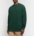 Pilgrim Surf Supply - Alby Brushed Cotton-Jersey Sweatshirt - Green