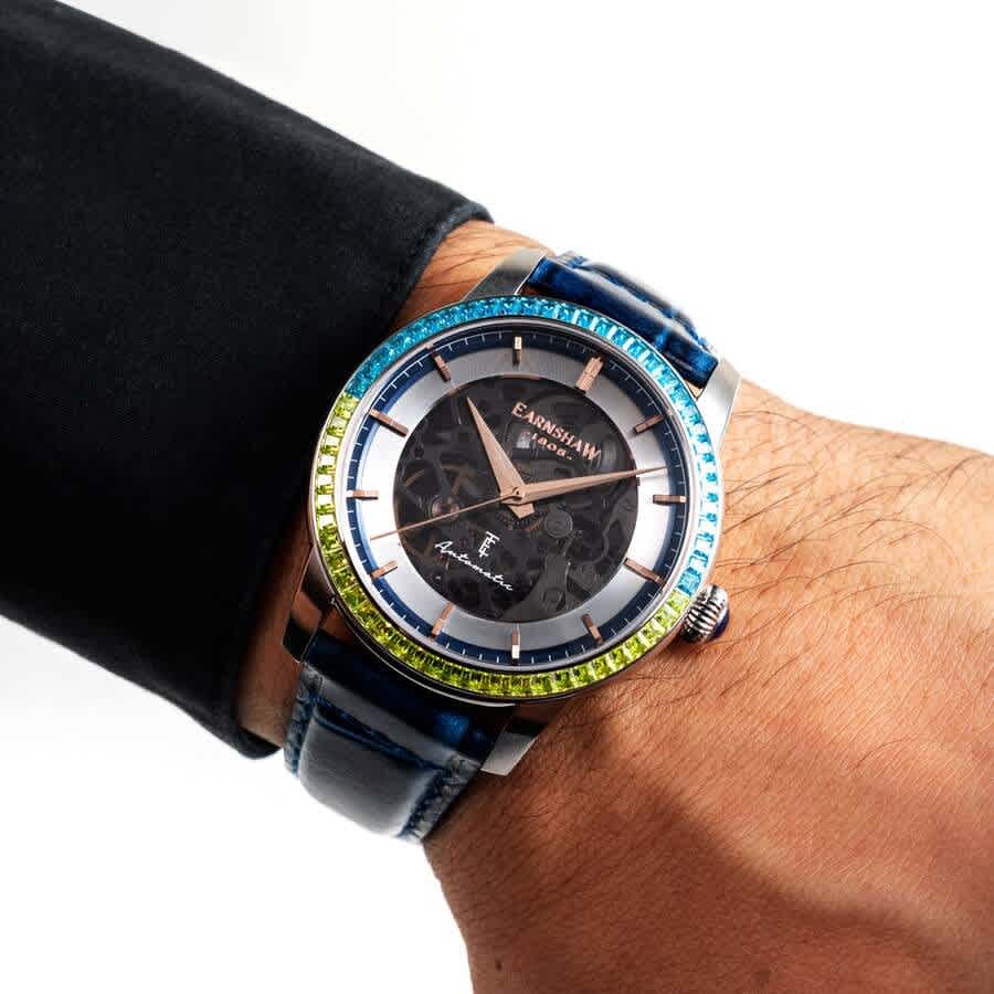 Thomas Earnshaw Glory Automatic Blue Dial Mens Watch ES-8301-03