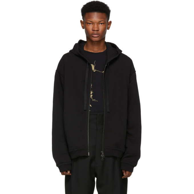 Haider Ackermann Black Perth Zip-Up Hoodie Haider Ackermann