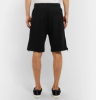 Moncler - Loopback Cotton-Jersey Shorts - Black