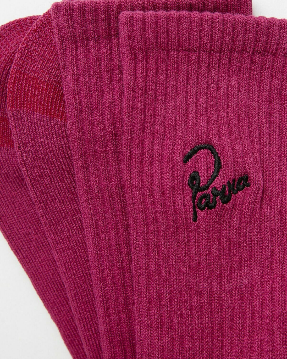 By Parra Signature crew socks Purple Men