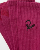 By Parra Signature crew socks Purple Men