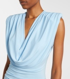 Wardrobe.NYC Draped jersey minidress