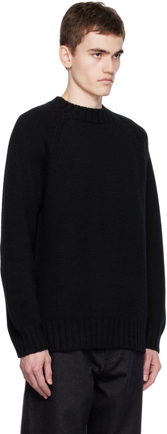 3MAN Black Raglan Sweater