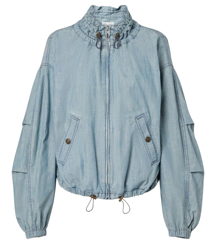Photo: Marant Etoile Plume chambray bomber jacket