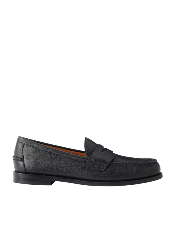 Photo: Polo Ralph Lauren - Alston Full-Grain Leather Penny Loafers - Black