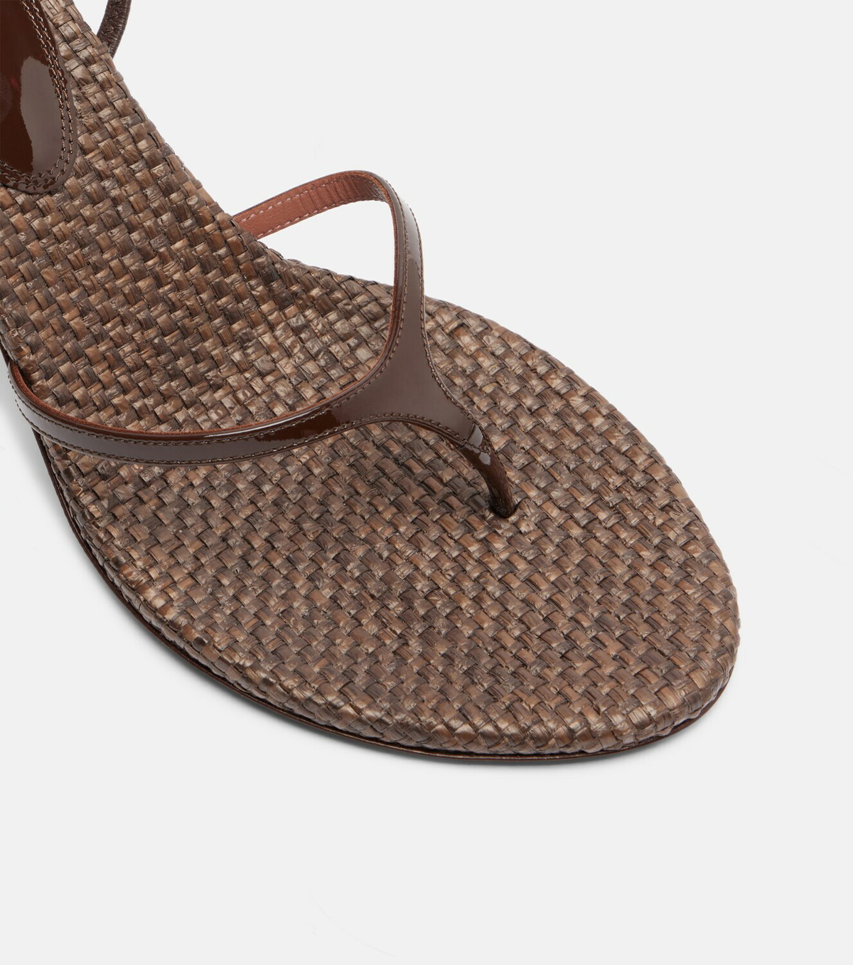 Paris Texas Lidia patent leather thong sandals