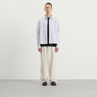 END. Fairways Long Sleeve Shirt in Ice Grey
