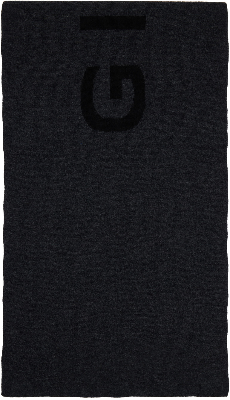 Givenchy Black & Gray 4G Scarf