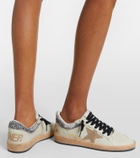 Golden Goose Ball Star leopard-print leather sneakers