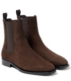 The Row - Grunge suede Chelsea boots
