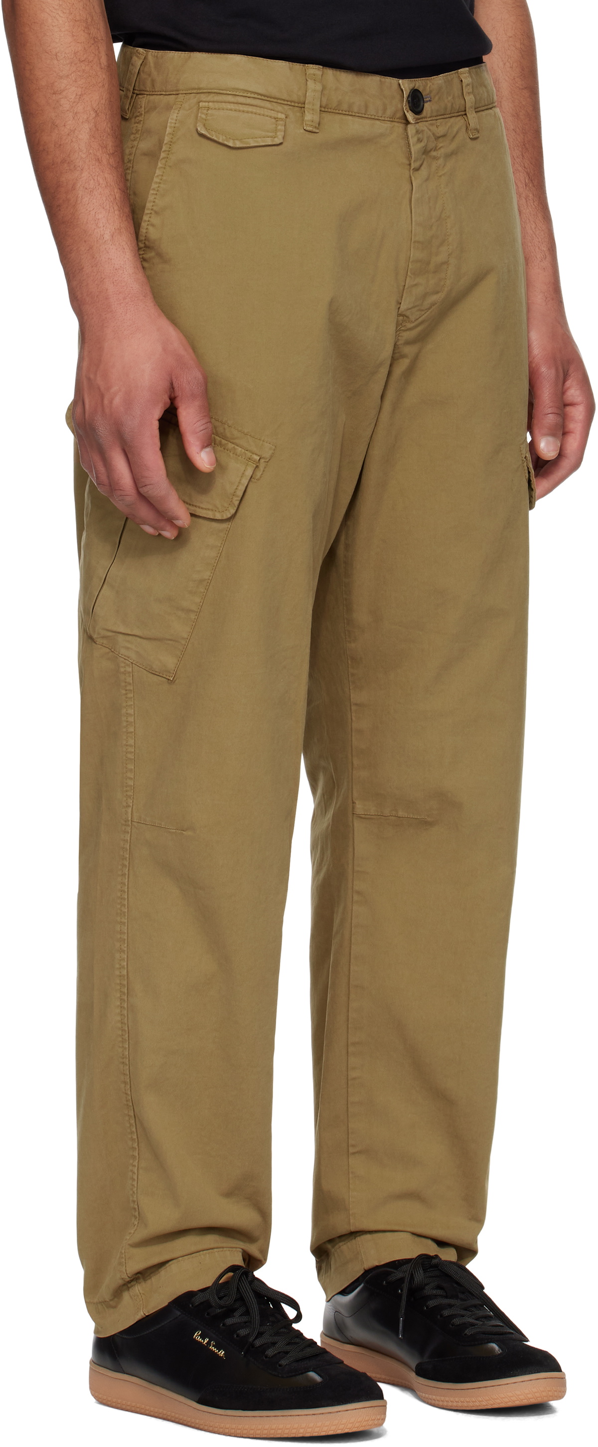 PS by Paul Smith Brown Broad Stripe Zebra Cargo Pants