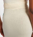 Chloé Knitted cotton miniskirt