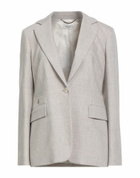 Agnona Womens Blazer Light in Grey