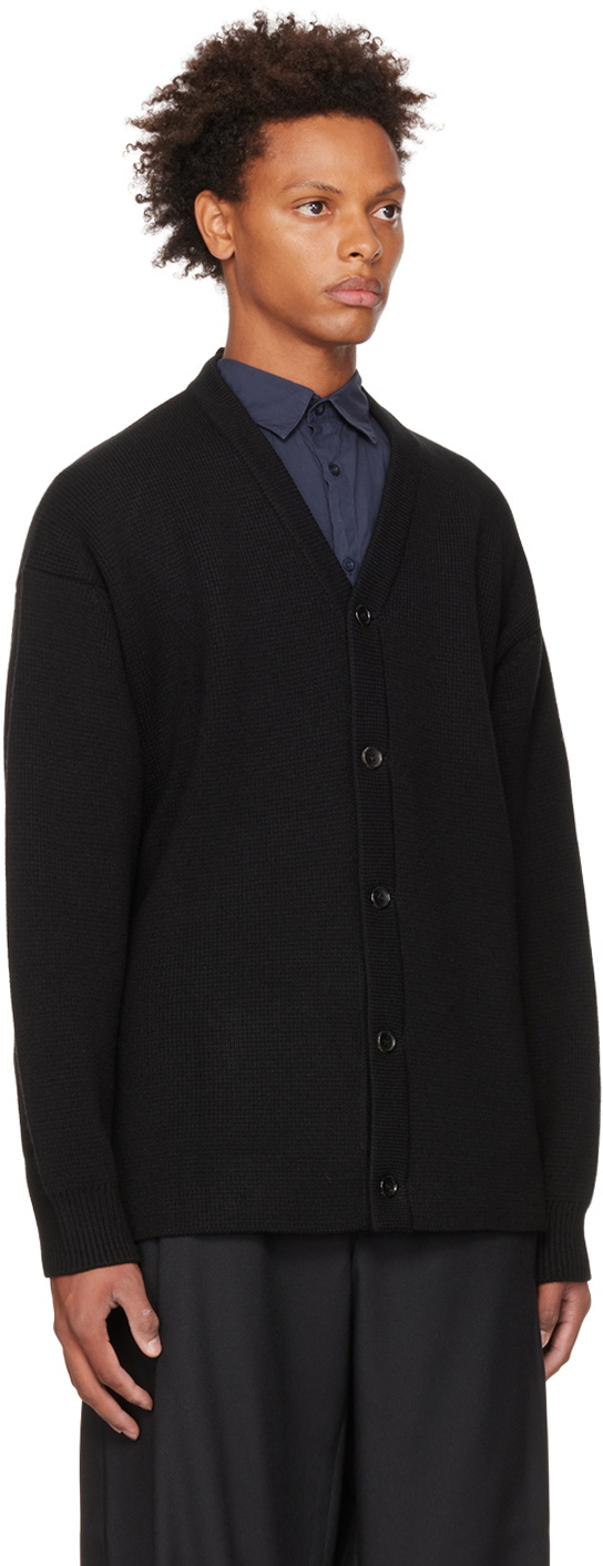 N.Hoolywood Black Button Cardigan N.Hoolywood