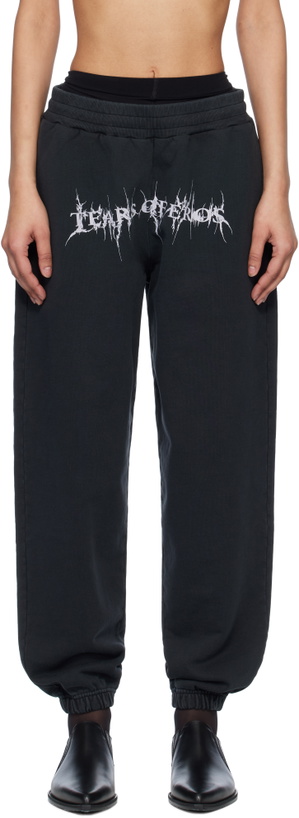 Photo: Liza Keane Black 'Tears of Eros' Sweatpants