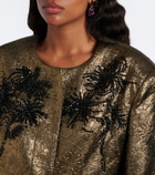 Jacques Wei Embellished brocade blazer