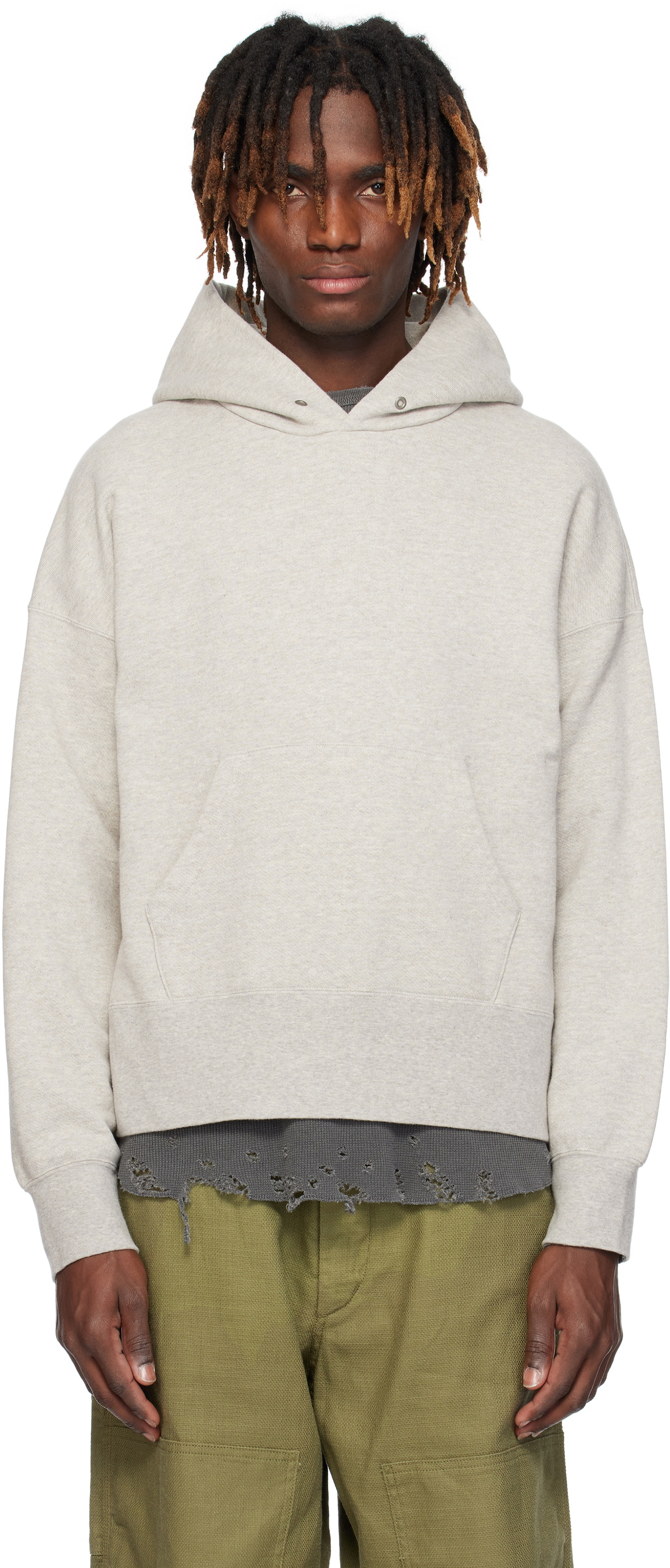 【関税込み】visvim ネイビー Court P.O. フーディ COURT HOODIE P.O. DMGD | Visvim Official North American Web