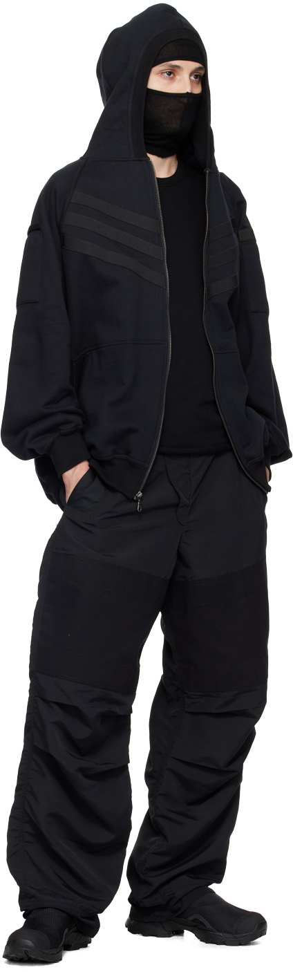 BRYAN JIMENÈZ Black Trim Hoodie