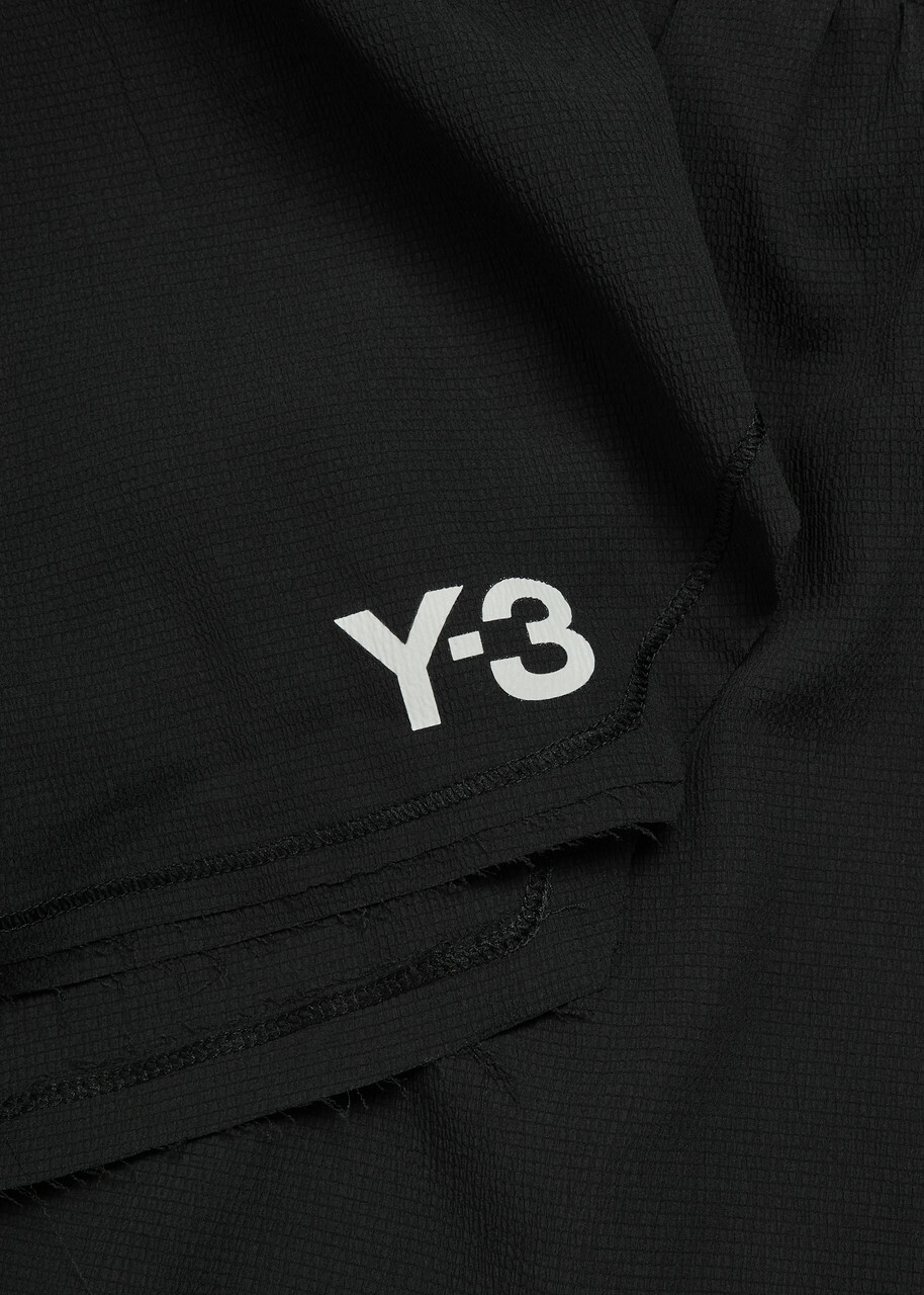 Y-3 Logo Stretch-polyamide Running Shorts Black