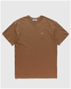 Adish Short Sleeve Zeytoon Logo T Shirt Brown - Mens - Shortsleeves