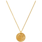 Ludovic de Saint Sernin Gold Bottom Medallion Necklace