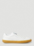 Crepe Canvas Sneakers in White