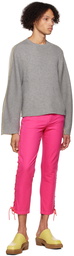 Eckhaus Latta Pink Laced Trousers