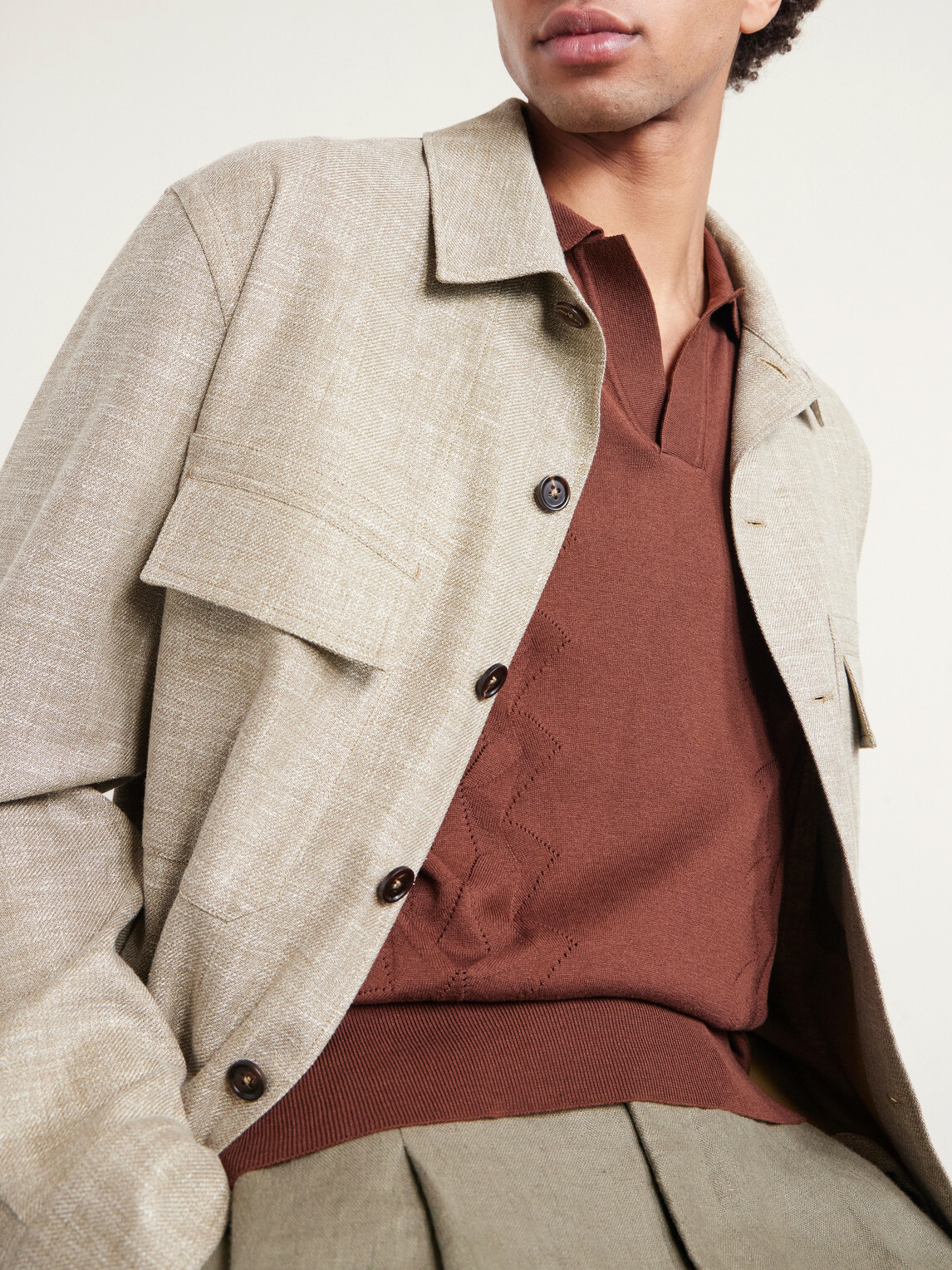PIACENZA 1733 - Silk and Cotton-Blend Polo Shirt - Brown