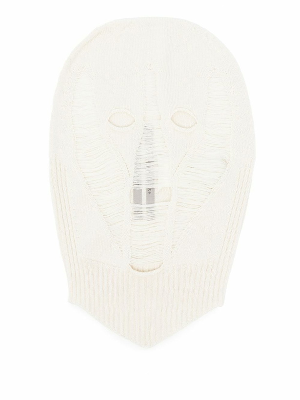 Photo: Rick Owens White Skull Balaclava