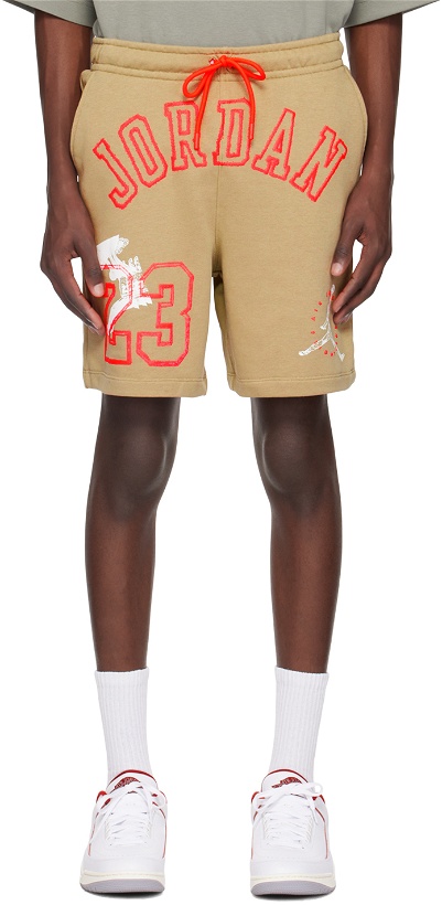 Photo: Nike Jordan Khaki Bonded Shorts