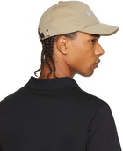 Balmain Beige Twill Logo Cap