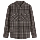 Ksubi Men's Snakebite Check Overshirt in Grey